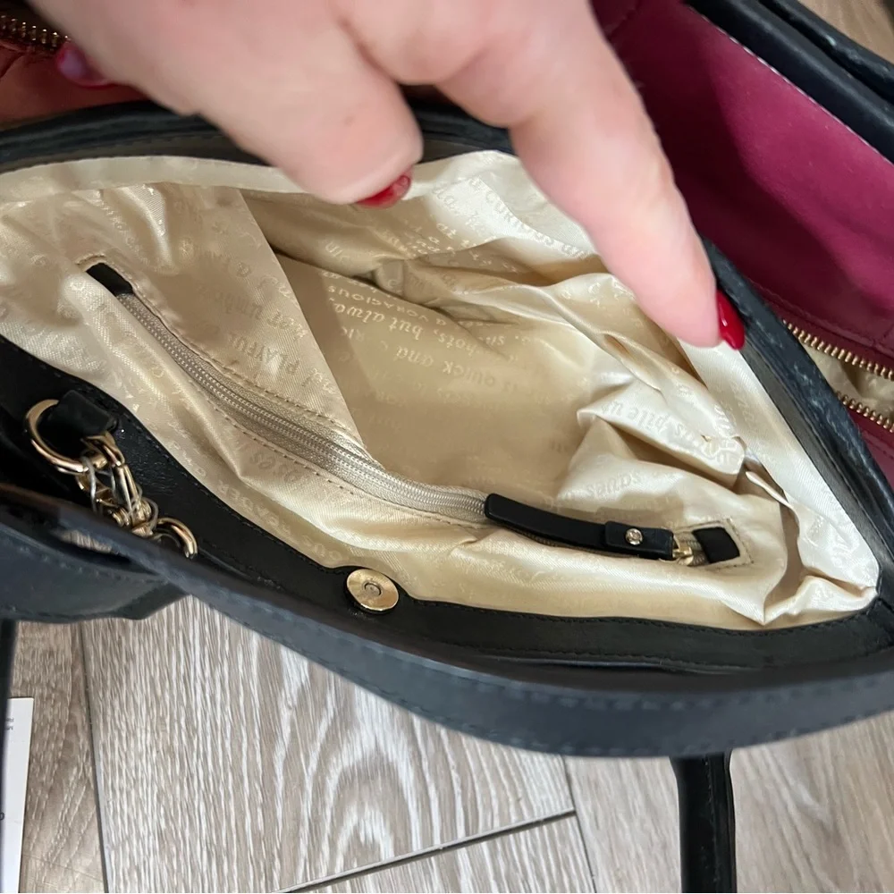 Kate Spade Branton Square Mills Leather Satchel